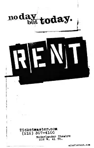 Rent Poster Broadway Theater Play 11x17 MasterPoster Print, 11x17