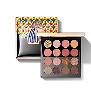 Egypt 16 Colors Eye Shadow Shimmer Matte Glitter Colors Eyeshadow Makeup Palette Highly Pigmented Creamy Eyeshadow (03#)