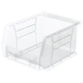 Clear AkroBins Storage Containers 5-3/8