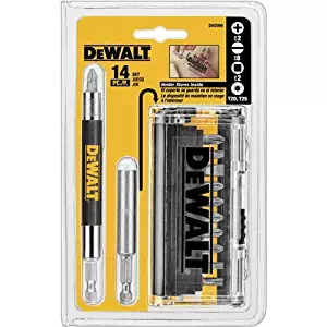 DEWALT DW2099CS Drive Guide & Holder Set- 16Tips, 14-Piece