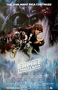 Star Wars- The Empire Strikes Back Movies Poster Print, 27x40 Poster Print, 27x40