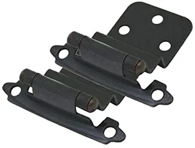 25 Pair Pack - Cosmas 17128-ORB Oil Rubbed Bronze Cabinet Hinges 3/8