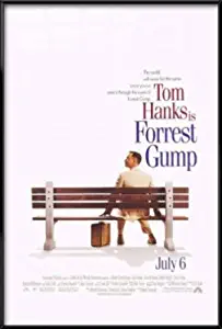 Forrest Gump - Framed Movie Poster/Print (Regular Style) (Size: 27 inches x 40 inches)
