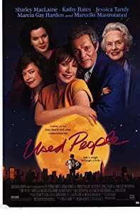 Used People Movie Poster (27 x 40 Inches - 69cm x 102cm) (1992) -(Shirley MacLaine)(Marcello Mastroianni)(Kathy Bates)(Marcia Gay Harden)(Jessica Tandy)(Sylvia Sidney)