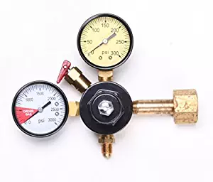 Dual Gauge Primary Regulator for Soda Fountain