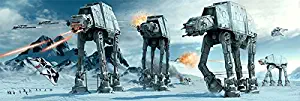 Star Wars: Episode V - The Empire Strikes Back - Door Movie Poster/Print (The Battle of Hoth - at-at Attack) (Size: 62 x 21 inches)