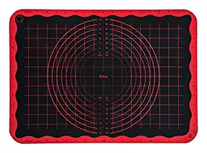 Trudeau 19.5 x 13 Inch Non Stick Silicone Pastry Mat Prep