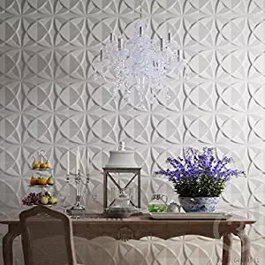 Art3d Plant Fiber Textured 3D Wall Panels for Interior Wall Decor, 33 Tiles 32 Sq Ft