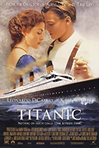 Titanic Poster Movie F 12 x 18 inch Kate Winslet Leonardo Dicaprio Billy Zane Kathy Bates MasterPoster Print Frameless Art Gift 30.5 x 46 cm