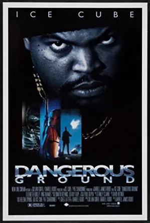 DANGEROUS GROUND - 27X40 D/S Original Movie Poster One Sheet 1996 Ice Cube