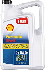 Formula Shell Conventional 10W-40 Motor Oil (5 Quart, Single Pack)