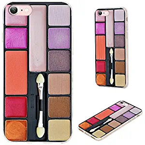 iPhone 8 Case,iPhone 7 Case,VoMotec [Original Series] Shockproof Anti-Scratch Slim Flexible Soft TPU Protective Skin Cover Case for Apple iPhone 7 8 4.7 inch,Funny Colorful Makeup kit
