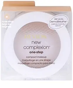 Revlon New Complexion One Step Compact Makeup SPF 15 Honey Beige 06 DermaBreathe 0.35oz/9.9g