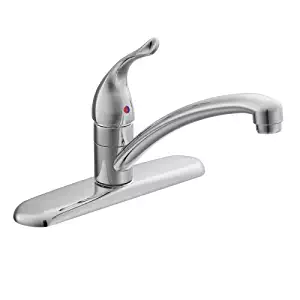 Moen 7425 Chateau One-Handle Low Arc Kitchen Faucet, Chrome