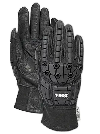 MAGID TRX824M Inferno Series | Flame/Heat Resistant Impact Welder's Gloves, Size 8/M, (1 Pair)
