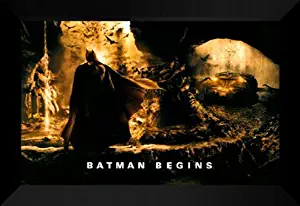 ArtDirect Batman Begins 27x40 FRAMED Movie Poster - Style R 2005