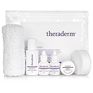 Theraderm Skin Renewal Travel System with Enriched Moisturizer - TSA Approved - 2-week supply