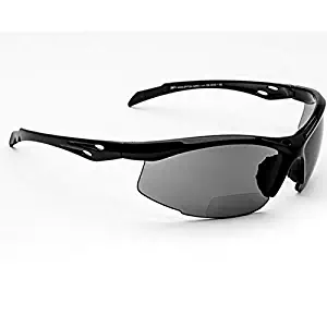 Philips Bifocal Safety Glasses SB-9000 PS Smoke, 2.00