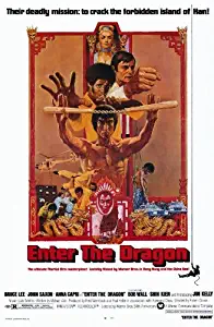Enter The Dragon Poster Movie 12x18 inch(30cmx46cm) Bruce Lee John Saxon Jim Kelly Ahna Capri Premium Poster Print Frameless Gift