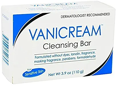 Vanicream Cleansing Bar 3.9 Oz (110 G) Pack of 2 by Vanicream