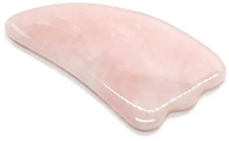 Gonioa Rose Quartz Gua Sha Board Face Body Care Scraping SPA Massage Tool