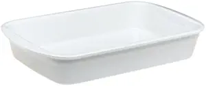 Pillivuyt Porcelain Heavy-Duty Large 14-by-9-1/2-Inch Lasagne Baker