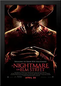 Nightmare on Elm Street 28x40 Large Black Wood Framed Print Movie Poster Art