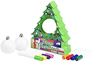 TreeMendous Christmas Tree Ornament Decorating Kit for Kids ages 6+. Top Rated Craft Activity Game, Holiday Toy DIY Ornament Maker