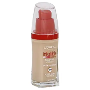 L'Oreal Paris Infallible Advanced Never Fail Makeup, Nude Beige (2-Pack) by L'Oreal Paris