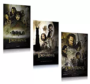 The Lord of The Rings 1, 2 & 3 - Movie Poster Set (3 Full Size Regular Style Movie Posters) (Size: 27" x 39" Each)