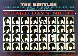 A Hard Day's Night - Movie Poster: The Beatles (Size: 40 inches x 27 inches)