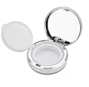 LASSUM 15g 0.5oz Empty Make-up Powder Container Air Cushion Puff Case BB Cream Box with Air Cushion Sponge Powder Puff and Mirror