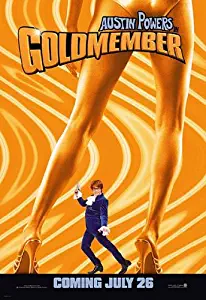 AUSTIN POWERS GOLDMEMBER "A" 13x19 INCH PROMO MOVIE POSTER