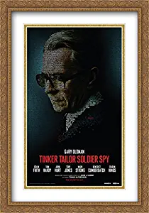 Tinker Tailor Soldier Spy 28x40 Double Matted Large Gold Ornate Framed Movie Poster Art Print