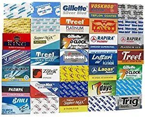 35 Double Edge Razor Blades Sample Pack (1x each)