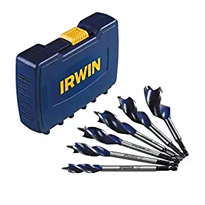 IRWIN Tools SPEEDBOR Max Speed Auger Wood Drill Bit Set, 6-Piece, 3041006