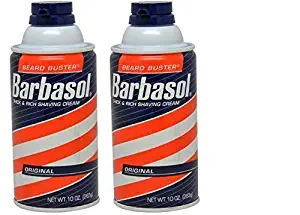 Barbasol Thick and Rich Shaving Cream, Original 10 oz (Pack of 2)