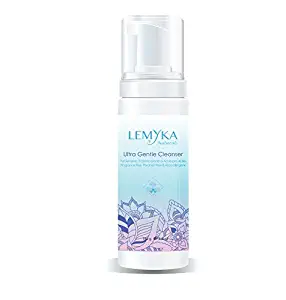 LEMYKA Eczema face wash, Gentle Acne Cleanser Ideal for Sensitive Skin, Eczema, Dry, Oily Skin, clarifies Blemishes with Aloe Vera, Calendula, PH Balanced at 5.5, Paraben Free, 5.3oz