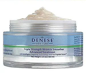 Dr Denese Triple Strength Wrinkle Smoother 3.4 oz (100 ml) Super Size Advanced Wrinkle Treatment Intensive Anti-Wrinkle