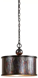 Uttermost 21921 Albiano 1-Light Pendant, Bronze