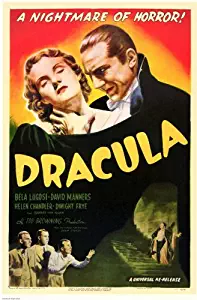 Dracula Movie Bela Lugosi 1931 Poster Print - 11x17