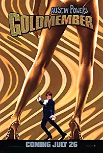 AUSTIN POWERS IN GOLDMEMBER MOVIE POSTER 1 Sided ORIGINAL Advance 27x40 MIKE MYERS