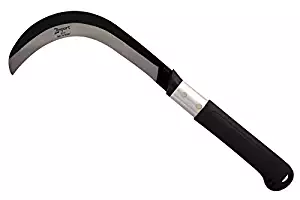 Zenport K310 Brush Clearing Sickle with Carbon Steel Blade and Aluminum Handle, 9"