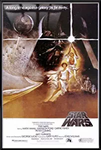 POSTER STOP ONLINE Star Wars: Episode IV - A New Hope - Framed Movie Poster/Print (Style A) (Size: 27" x 40")