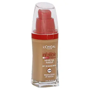 L'Oreal Paris Infallible Advanced Never Fail Makeup, Classic Ivory, 1.0 Ounces