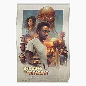 ISSICARHO Poster Movie Childish Gambino, Gift for Home Decor Wall Art Print Poster