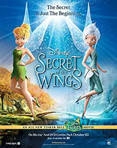 TINKER BELL SECRET OF THE WINGS MOVIE POSTER 1 Sided ORIGINAL 26x40