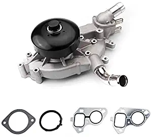 Tecoom 12604746 Professional Water Pump with Gaskets and Thermostat Inlet Housing Assembly for Chevrolet Cadillac GMC 4.8L 5.3L 6.0L Engine Replace # 12456113 19256261