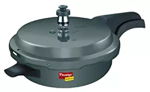 Prestige PRHAJP Deluxe Plus Pressure Cooker, Medium, Black