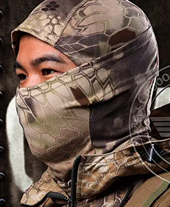 Camouflage Balaclava Full Face mask Ninja Hood Millitary Camo